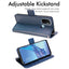 [Wallet Case] Protective Cover with Cash & Card Holder, Stand and Wrist Strap For Oppo A53 / A32