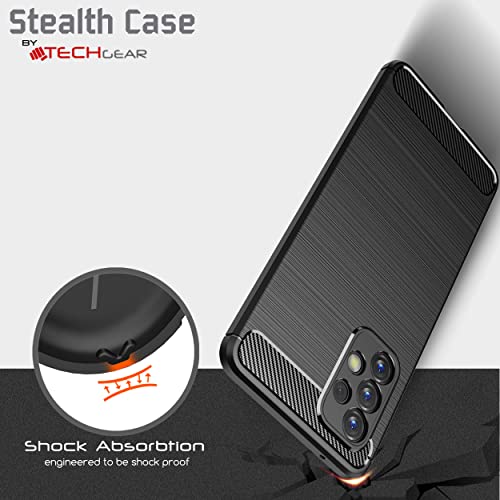 [Stealth Case] Samsung Galaxy A53 5G Soft Protective Slim Cover with Carbon Fibre Detailing