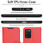 [Wallet Case] Protective Cover with Cash & Card Holder, Stand and Wrist Strap For Samsung Galaxy A03s