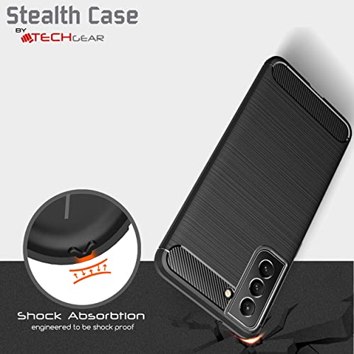 [Stealth Case] Samsung Galaxy S21 FE Soft Protective Slim Cover with Carbon Fibre Detailing