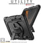 [UTILITY Case] Full Body Shockproof Case with Stand, Hand & Shoulder Strap for Samsung Galaxy Tab S8 11" (SM-X700 / SM-X706)