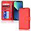 [Wallet Case] Protective Cover with Cash & Card Holder, Stand and Wrist Strap For Apple iPhone 13