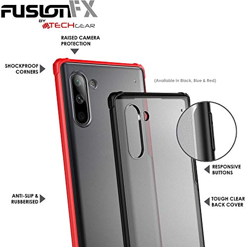 [Fusion FX Case] Slim & Light Tough Fused Gel Bumper & Hard Back Matte Case for Samsung Galaxy Note 10