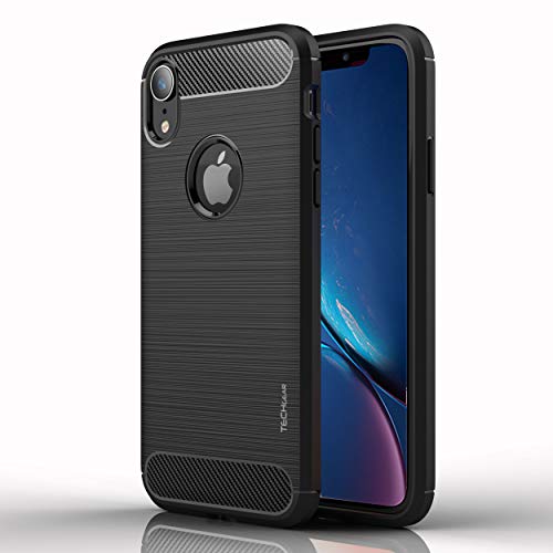 [Stealth Case] iPhone XR Soft Protective Slim Cover with Carbon Fibre Detailing