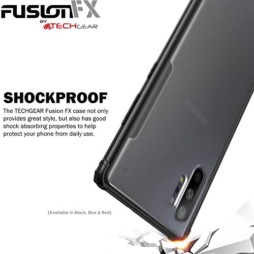 [Fusion FX Case] Slim & Light Tough Fused Gel Bumper & Hard Back Matte Case for Samsung Galaxy Note 10 Plus