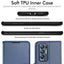 [Wallet Case] Protective Cover with Cash & Card Holder, Stand and Wrist Strap For Oppo Find X3 Neo 5G