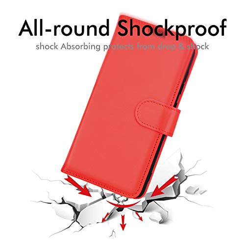 [Wallet Case] Protective Cover with Cash & Card Holder, Stand and Wrist Strap For Samsung Galaxy A12