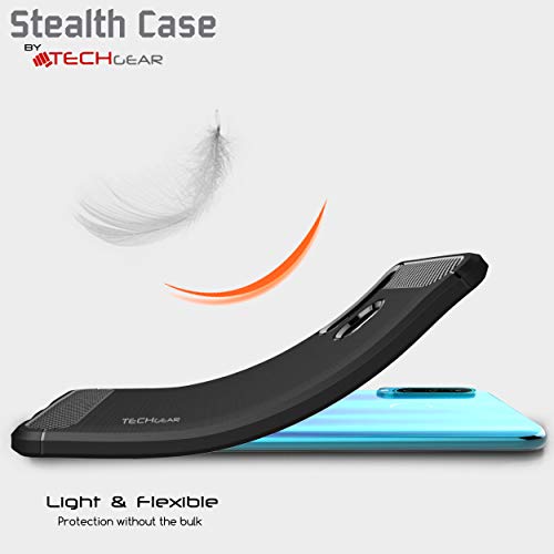 [Stealth Case] Huawei P30 Lite Soft Protective Slim Cover with Carbon Fibre Detailing