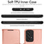 [Wallet Case] Protective Cover with Cash & Card Holder, Stand and Wrist Strap For Samsung Galaxy A53 5G