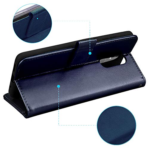 [Wallet Case] Protective Cover with Cash & Card Holder, Stand and Wrist Strap For Nokia 3.2
