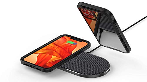 [Fusion Armour Case] Premium Slim Hybrid Tough Heavy Duty, Clear Back Bumper Case for iPhone 12 Mini