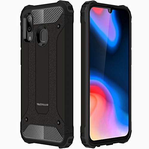 [Tough Armoured Case] ShockProof Dual-Layer Protective Heavy Duty Cover for Samsung Galaxy A40