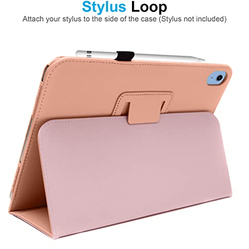 [Folio Case] Smart Cover Stand with Auto Sleep/Wake & Hand Strap For Apple iPad 11th & 10th Generation, iPad 2025 / 2022