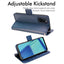 [Wallet Case] Protective Cover with Cash & Card Holder, Stand and Wrist Strap For Oppo A72 / A52 / A92
