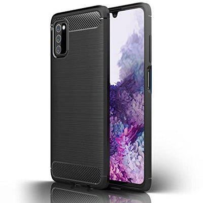 [Stealth Case] Samsung Galaxy A03s Soft Protective Slim Cover with Carbon Fibre Detailing