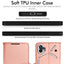 [Wallet Case] Protective Cover with Cash & Card Holder, Stand and Wrist Strap For Nothing Phone 1