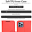 [Wallet Case] Protective Cover with Cash & Card Holder, Stand and Wrist Strap For Apple iPhone 13 Pro Max