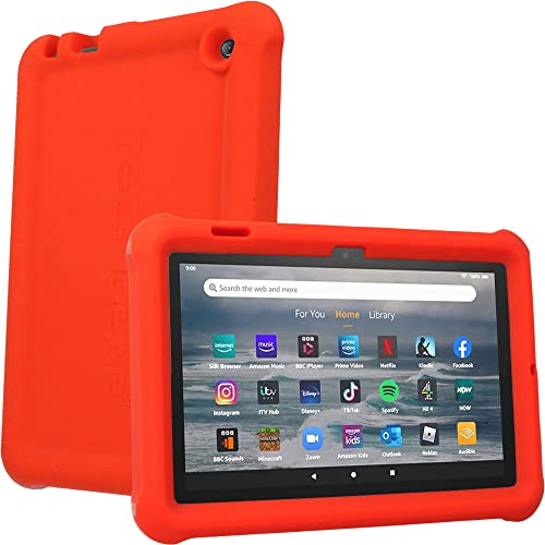 [Bumper Case] Shockproof Soft Easy Grip Case for Amazon Fire 7" (2022 / 12th Generation)