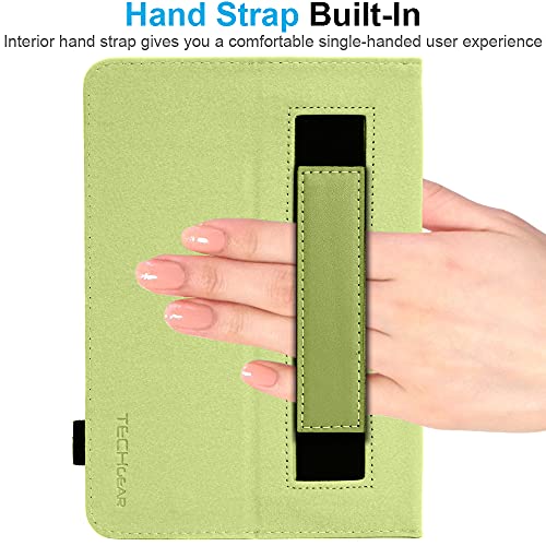 [Folio Case] Smart Cover Stand with Auto Sleep/Wake & Hand Strap For Amazon Fire HD 10" / HD 10" Plus (2021/11th Generation)