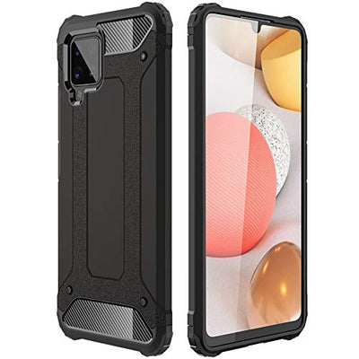 [Tough Armoured Case] ShockProof Dual-Layer Protective Heavy Duty Cover for Samsung Galaxy A42 5G
