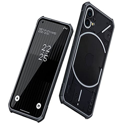 [Fusion Armour Case] Premium Hybrid Tough Heavy Duty, Clear Back, Bumper Case for Nothing Phone 1