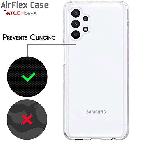 [AirFlex Case] Crystal Clear Slim & Light, Protective,  Soft Gel Cover for Samsung Galaxy A32 5G