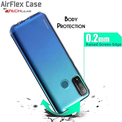 [AirFlex Case] Crystal Clear Slim & Light, Protective,  Soft Gel Cover for Huawei P Smart 2020