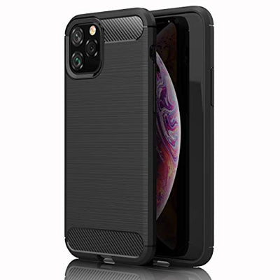 [Stealth Case] iPhone 11 Pro Soft Protective Slim Cover with Carbon Fibre Detailing