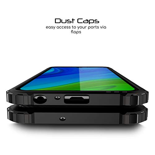 [Tough Armoured Case] ShockProof Dual-Layer Protective Heavy Duty Cover for Huawei P Smart 2020