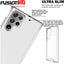 [Fusion HD Case] Shockproof Fused Gel Bumper & Hard Back Slim Clear Cover for Samsung Galaxy Galaxy S23 Ultra