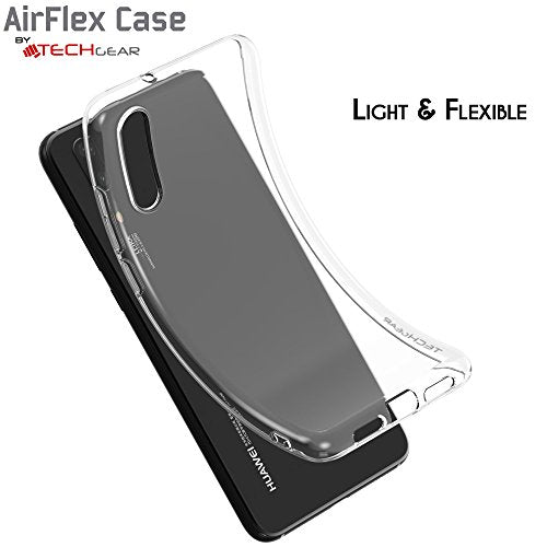 [AirFlex Case] Crystal Clear Slim & Light, Protective,  Soft Gel Cover for Huawei P20