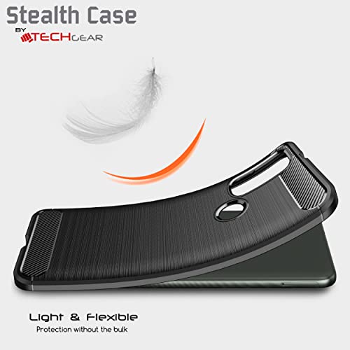 [Stealth Case] Motorola Moto E20 / E30 Soft Protective Slim Cover with Carbon Fibre Detailing