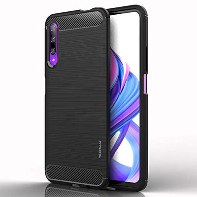 [Stealth Case] Honor 9X Pro Soft Protective Slim Cover with Carbon Fibre Detailing