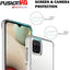 [Fusion HD Case] Shockproof Fused Gel Bumper & Hard Back Slim Clear Cover for Samsung Galaxy A22 5G