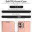 [Wallet Case] Protective Cover with Cash & Card Holder, Stand and Wrist Strap For Motorola Moto G32