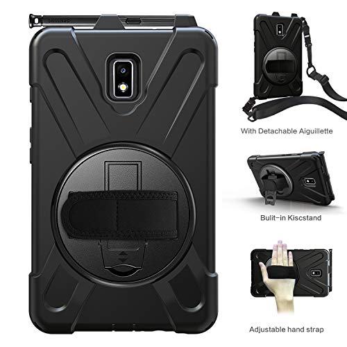 [X-Case] Rugged Armour Case with Stand, Hand & Shoulder Strap for Samsung Galaxy Tab Active 2 8.0" (SM-T390 / SM-T395)