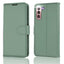 [Wallet Case] Protective Cover with Cash & Card Holder, Stand and Wrist Strap For Samsung Galaxy S23