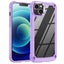 [Fusion Armour Case] Premium Hybrid Tough Heavy Duty, Rugged, Clear Back Bumper Case for Apple iPhone 14 6.1"