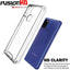 [Fusion HD Case] Shockproof Fused Gel Bumper & Hard Back Slim Clear Cover for Samsung Galaxy A21s