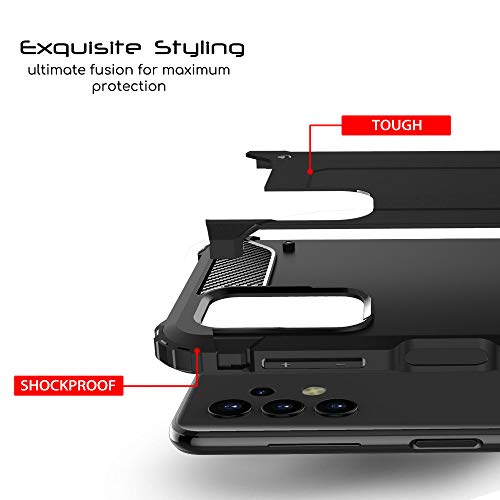 [Tough Armoured Case] ShockProof Dual-Layer Protective Heavy Duty Cover for Samsung Galaxy A13