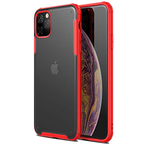 [Fusion FX Case] Slim & Light Tough Fused Gel Bumper & Hard Back Matte Case for iPhone 11 Pro Max