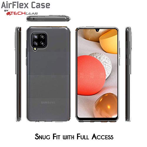 [AirFlex Case] Crystal Clear Slim & Light, Protective,  Soft Gel Cover for Samsung Galaxy A12