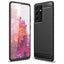 [Stealth Case] Samsung Galaxy S21 Ultra Soft Protective Slim Cover with Carbon Fibre Detailing
