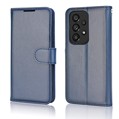 [Wallet Case] Protective Cover with Cash & Card Holder, Stand and Wrist Strap For Samsung Galaxy A13