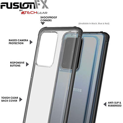 [Fusion FX Case] Slim & Light Tough Fused Gel Bumper & Hard Back Matte Case for Samsung Galaxy S20 Ultra