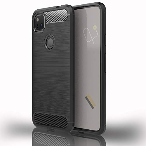 [Stealth Case] Google Pixel 4a Soft Protective Slim Cover with Carbon Fibre Detailing