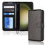 [Wallet Case] Protective Cover with Cash & Card Holder, Stand and Wrist Strap For Samsung Galaxy S23 Ultra