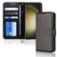 [Wallet Case] Protective Cover with Cash & Card Holder, Stand and Wrist Strap For Samsung Galaxy S23 Ultra