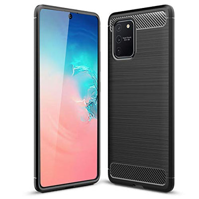 [Stealth Case] Samsung Galaxy S10 Lite Soft Protective Slim Cover with Carbon Fibre Detailing