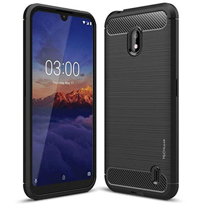 [Stealth Case] Nokia 3.2 Soft Protective Slim Cover with Carbon Fibre Detailing